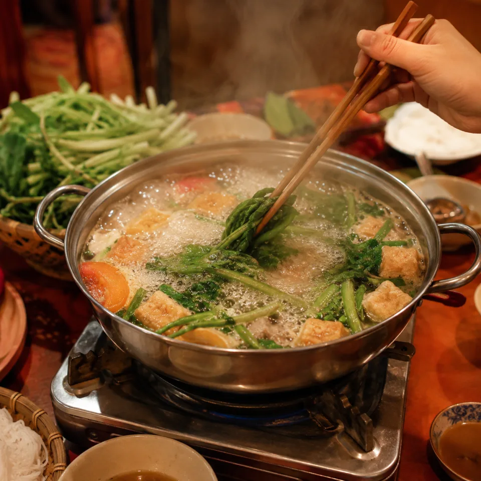 Bếp và nhân viên tại quán